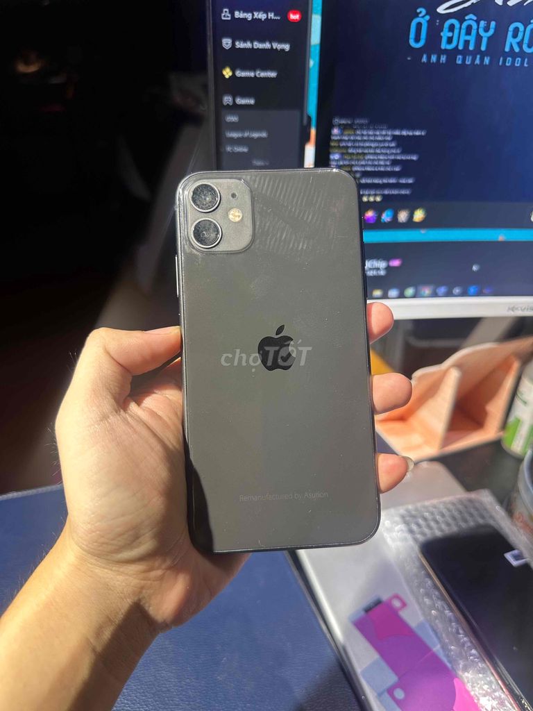 iphone 11 128gb quốc tế zin đẹp bao test thoai mai