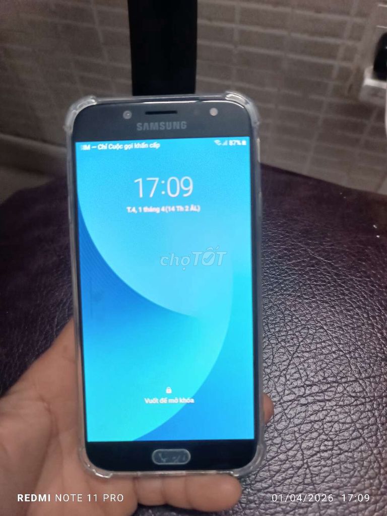 Samsung J7 Pro Đen. Mua bán Điện thoại tại Huyện Hóc Môn Tp Hồ Chí Minh được đăng bởi Trần Đức Tuấn hình 1
