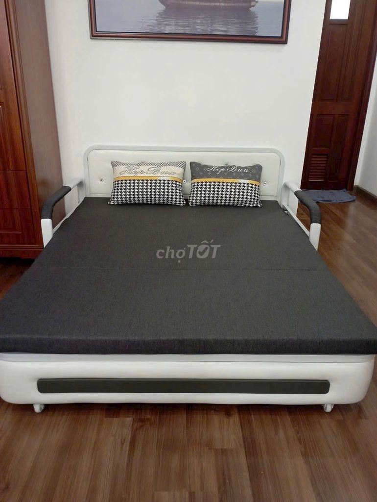 Sofa giường xếp gọn 2 trong 1 / nhiều kích thước. Mua bán Giường, chăn ga gối nệm tại Quận Tân Phú Tp Hồ Chí Minh được đăng bởi Xưởng Sản Xuất Nội Thất hình 4