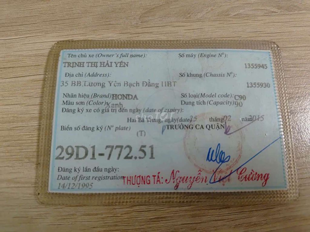 Cần bán xe cúp 50. Mua bán Xe máy tại Quận Bình Tân Tp Hồ Chí Minh được đăng bởi Quynh21 hình 4