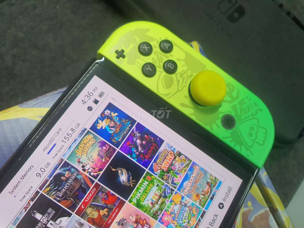 Nintendo Switch Oled Splatoon - mod 256/512GB