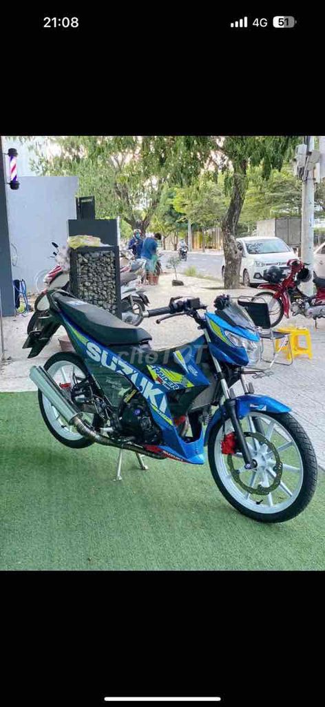 Suzuki Raider Xanh Xe côn tay