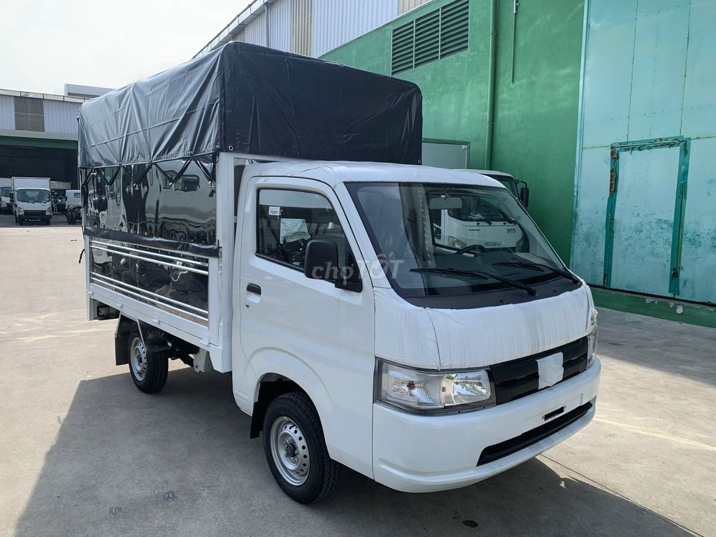 Suzuki carry Pro xe tải thùng bạt dài mở 3 bửng