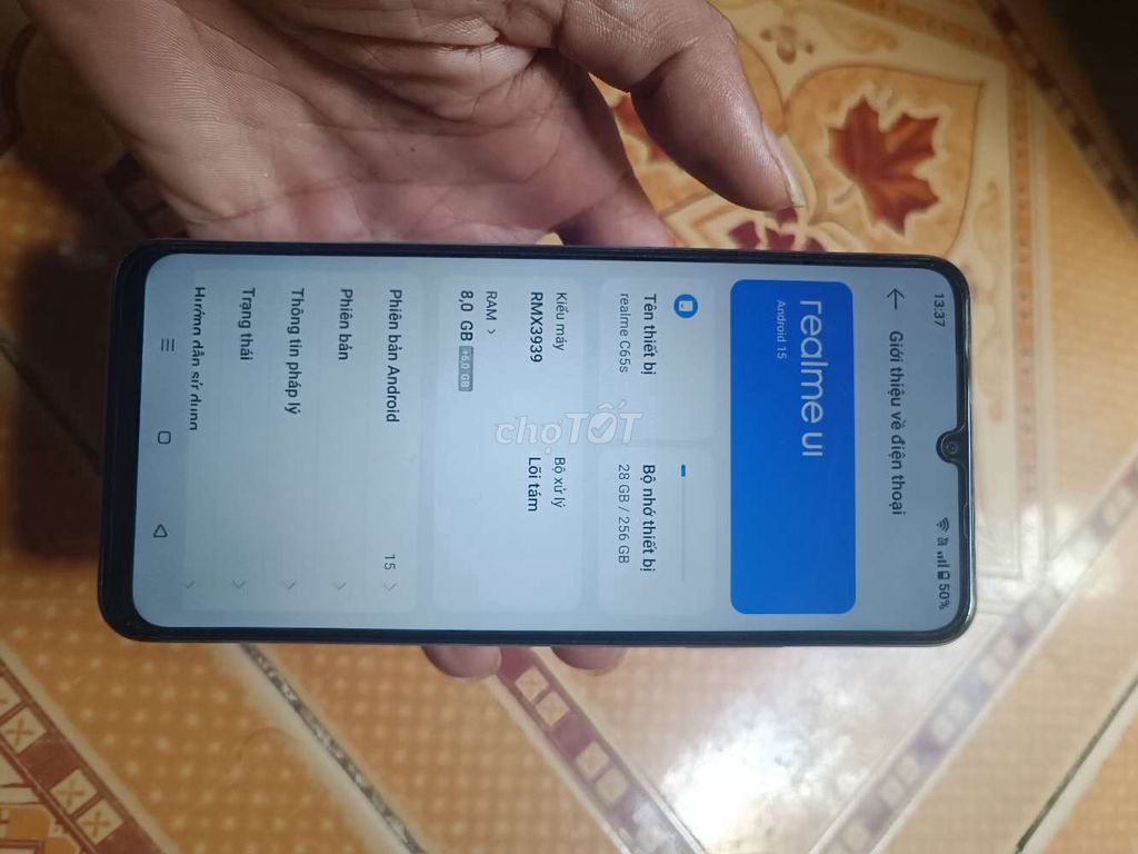 Realme C65s 256GB Xanh lá. Mua bán Điện thoại tại Huyện Trảng Bom Đồng Nai được đăng bởi Phạm ngọc hình 1