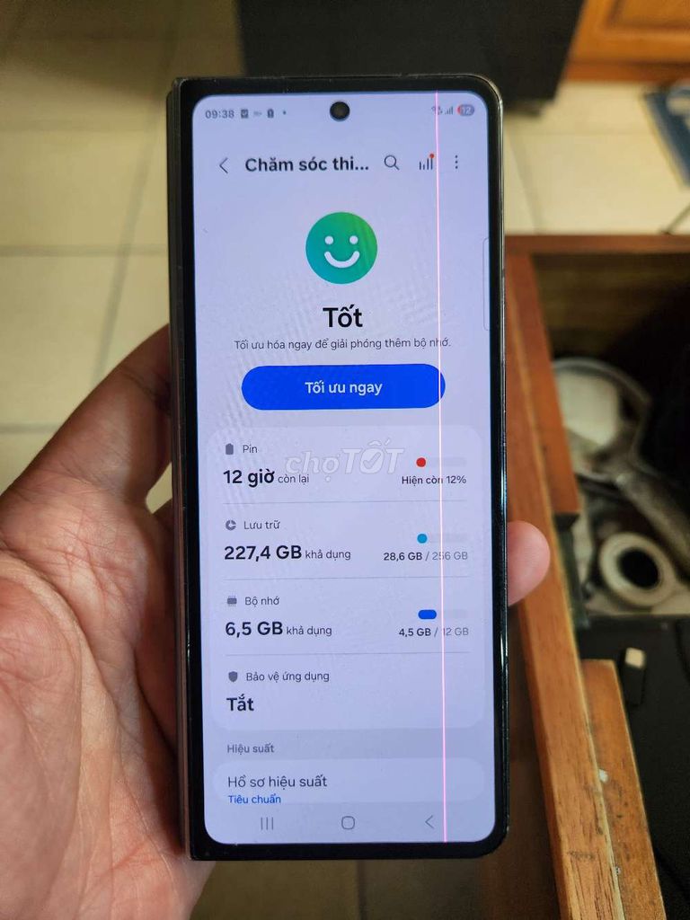 Z Fold 4, màn trong hỏng, màn ngoài sọc. Mua bán Điện thoại tại Quận Bắc Từ Liêm Hà Nội được đăng bởi Tuấn Hiển  hình 1