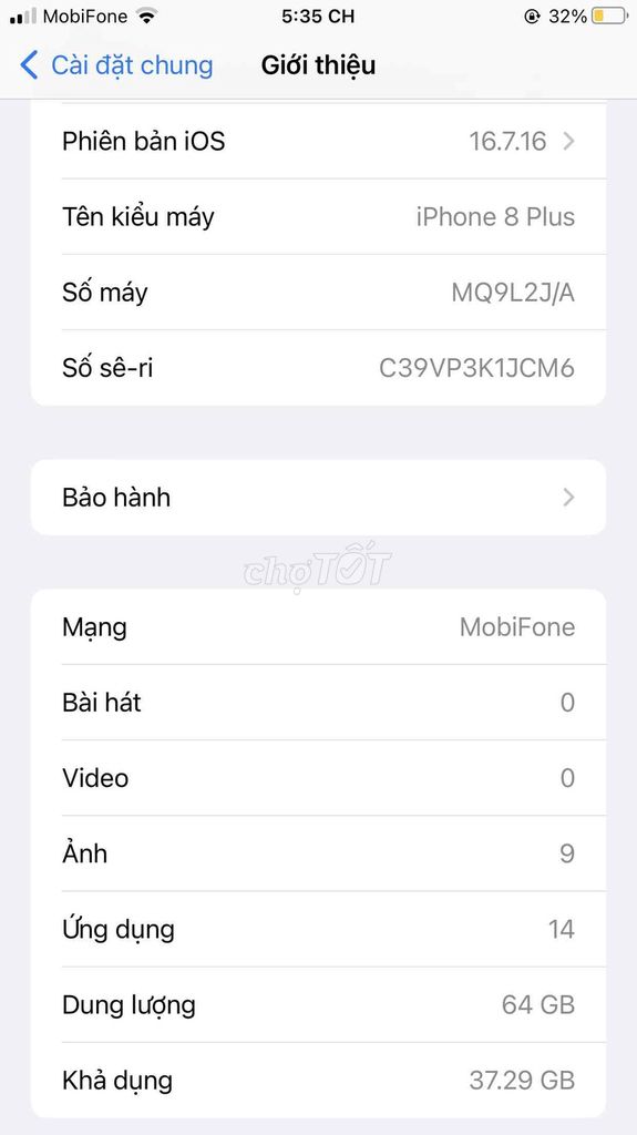 Apple iPhone 8 Plus 64GB Like New. Mua bán Điện thoại tại Quận Ngũ Hành Sơn Đà Nẵng được đăng bởi Quang Trà hình 1