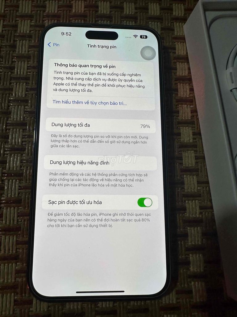 Apple iPhone 14 Pro Max 256GB Tím Như mới. Mua bán Điện thoại tại Huyện Đăk Đoa Gia Lai được đăng bởi dakdoa pêku hình 1
