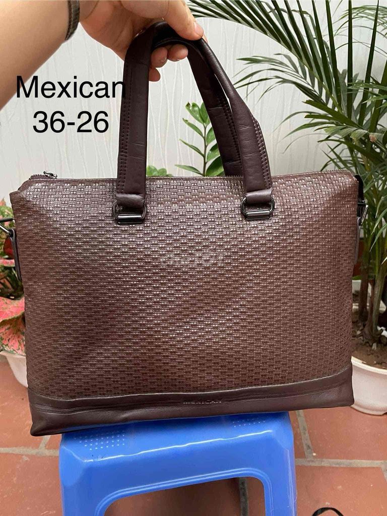 Túi laptop MEXICAN size 36x26 vân đan nổi bật