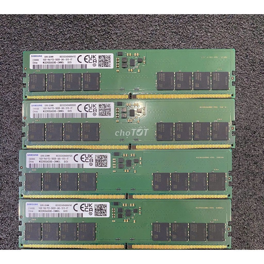 RAM Samsung DDR5 16GB 5600MHz Đã sử dụng. Mua bán Linh kiện (RAM, Card...) tại Huyện Quế Võ Bắc Ninh được đăng bởi HUNGCOMPUTER hình 1