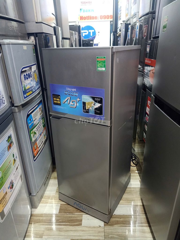 Tủ lạnh Aqua 130L Xám LẠNH TỐT NHẸ ĐIỆN DÙNG BỀN. Mua bán Tủ lạnh tại Thành phố Thủ Đức Tp Hồ Chí Minh được đăng bởi PHƯỚC THƯ Kho Điện Máy hình 1