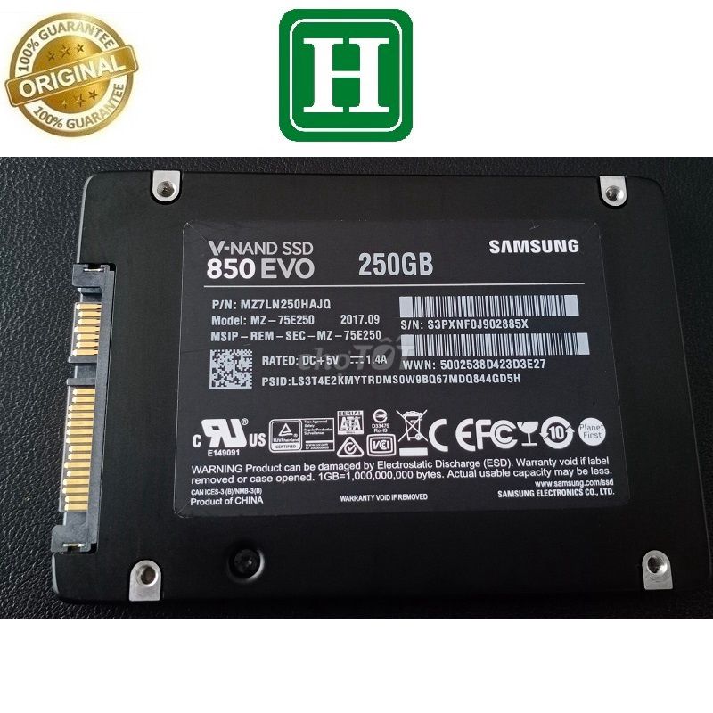 Ổ CỨNG SSD Samsung 128GB, 256GB,..  bảo hành 3 năm. Mua bán Linh kiện (RAM, Card...) tại Quận 12 Tp Hồ Chí Minh được đăng bởi H SHOP hình 1