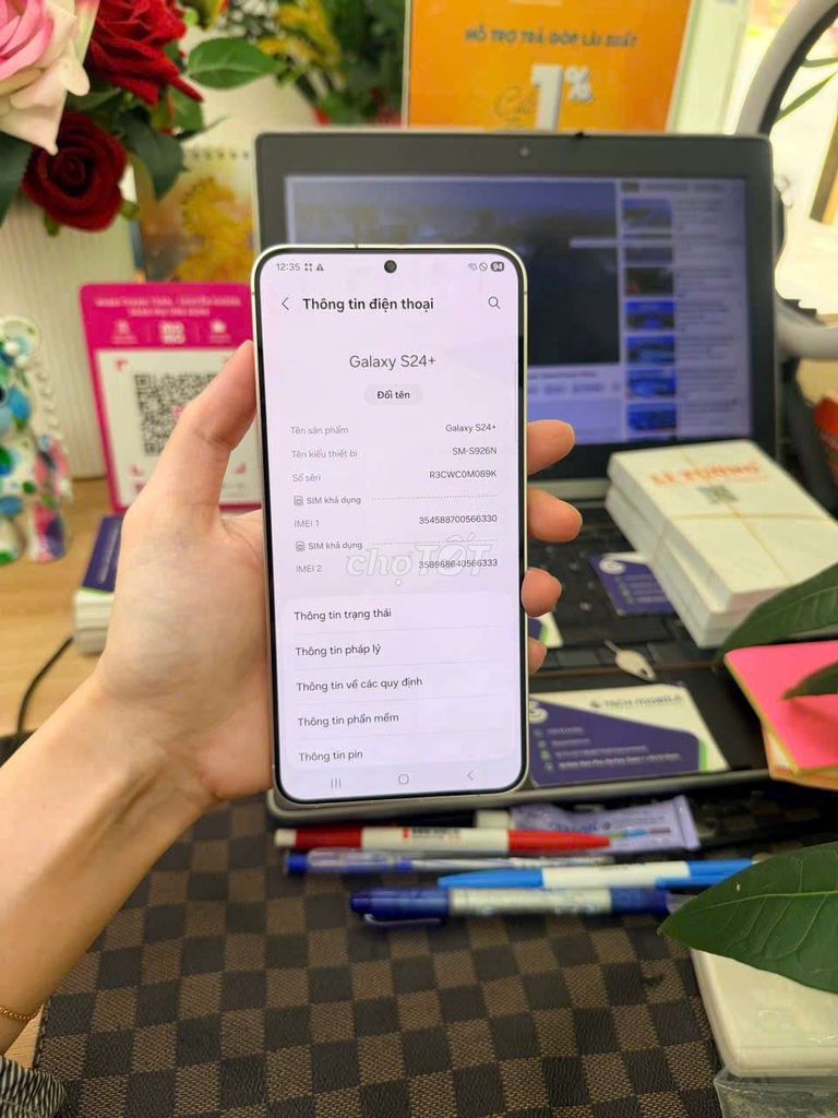 Samsung Galaxy S24+ 512GB Vàng. Mua bán Điện thoại tại Quận Gò Vấp Tp Hồ Chí Minh được đăng bởi Minh phương hình 1