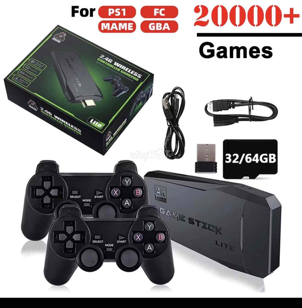 Máy chơi game Game Stick Lite Đen 32/64GB. Mua bán Thiết bị chơi game tại Quận 10 Tp Hồ Chí Minh được đăng bởi Thuỷ Tiên hình 1