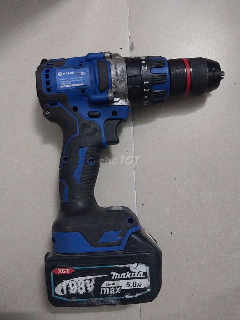 Máy siết bulong ASAKE 198V. Mua bán Đồ chuyên dụng, Giống nuôi trồng tại Thị xã Phú Mỹ Bà Rịa - Vũng Tàu được đăng bởi hoàng phước hình 1