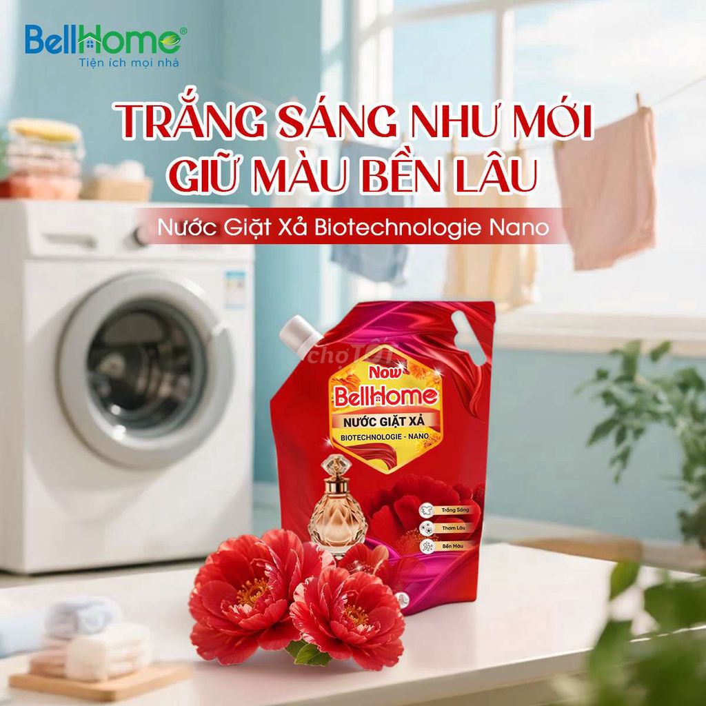 Nước giặt xả Bellhome 3.2L. Mua bán Thiết bị vệ sinh, nhà tắm tại Quận 10 Tp Hồ Chí Minh được đăng bởi Miu Miu hình 1