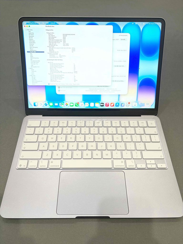 Apple MacBook Neo 8GB/256GB Xanh Like New. Mua bán Laptop tại Thành phố Thủ Đức Tp Hồ Chí Minh được đăng bởi Hữu Luân  hình 1