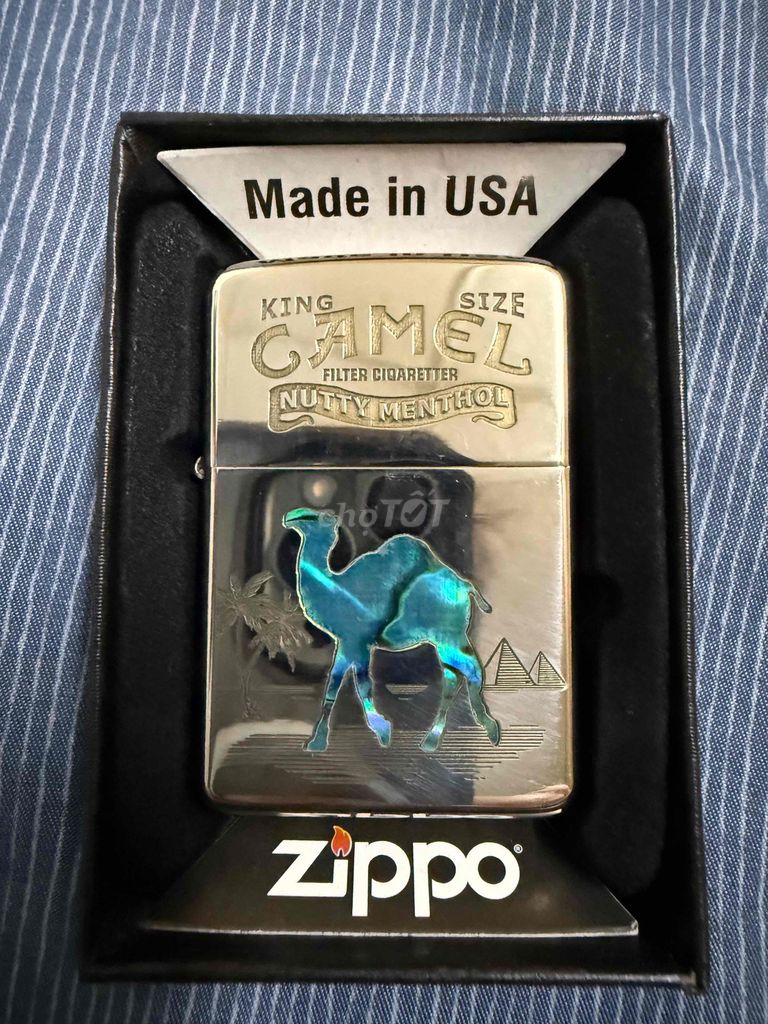 Bật lửa Zippo Amor CaMel Khảm sà cừ. Mua bán Đồ sưu tầm, đồ cổ tại Quận 8 Tp Hồ Chí Minh được đăng bởi Quốc Hải hình 1