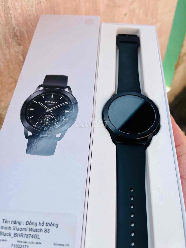 xiaomi watch s3 đen bh tgdd