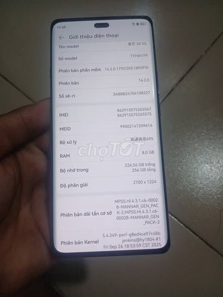 Huawei TYH641M 8GB/256GB Đen. Mua bán Điện thoại tại Quận 12 Tp Hồ Chí Minh được đăng bởi Hội Đồ Điện Tử hình 1