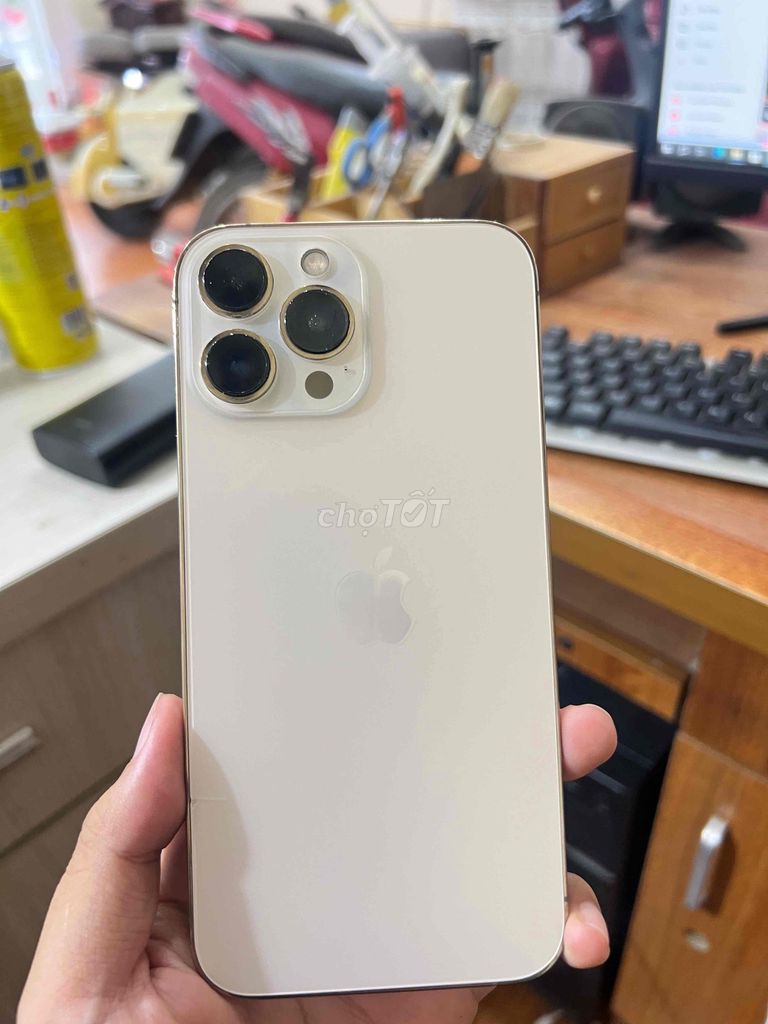 Apple iPhone 13 Pro Max 128GB Vàng. Mua bán Điện thoại tại Huyện Thuỷ Nguyên Hải Phòng được đăng bởi Nhật Hạ Mobile hình 1