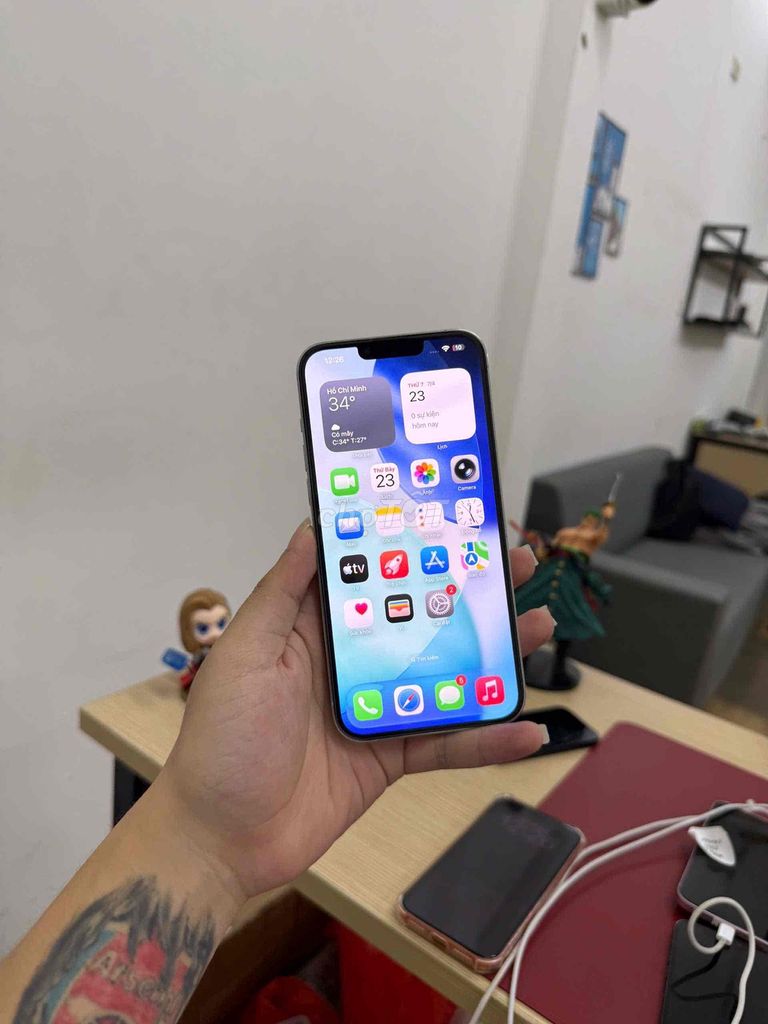 iPhone 13 Pro Max 128GB Bạc. Mua bán Điện thoại tại Quận Đống Đa Hà Nội được đăng bởi KT Hà Nội Mobile hình 1