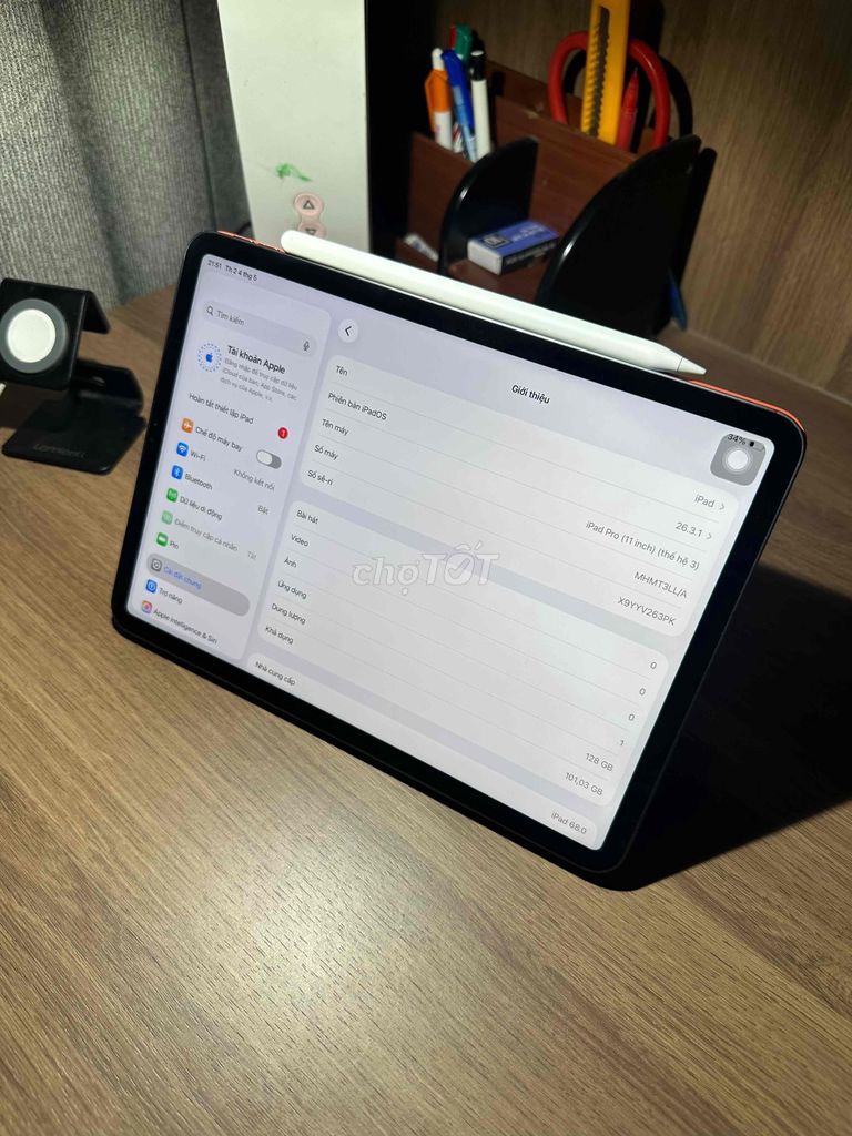 thanh lý ipad pro M1 128g 5g. Mua bán Máy tính bảng tại Quận Cầu Giấy Hà Nội được đăng bởi Minh Khuê hình 1