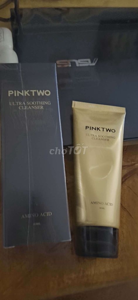 Sữa rửa mặt PINKTWO ULTRA SOOTHING CLEANSER Vàng. Mua bán Phụ kiện thời trang khác tại Quận Gò Vấp Tp Hồ Chí Minh được đăng bởi Bé Cún  hình 1