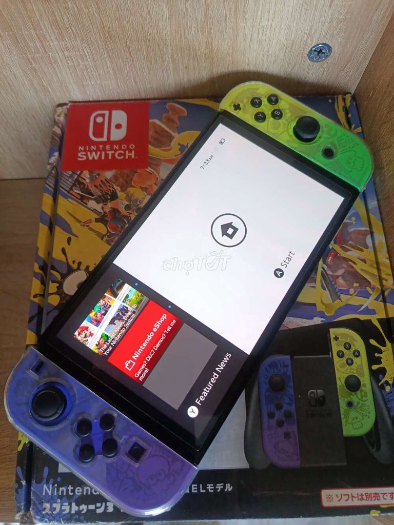 Nintendo Switch OLED Splatoon 128GB. Mua bán Thiết bị chơi game tại Quận Ninh Kiều Cần Thơ được đăng bởi Pt Switch Cần Thơ hình 1