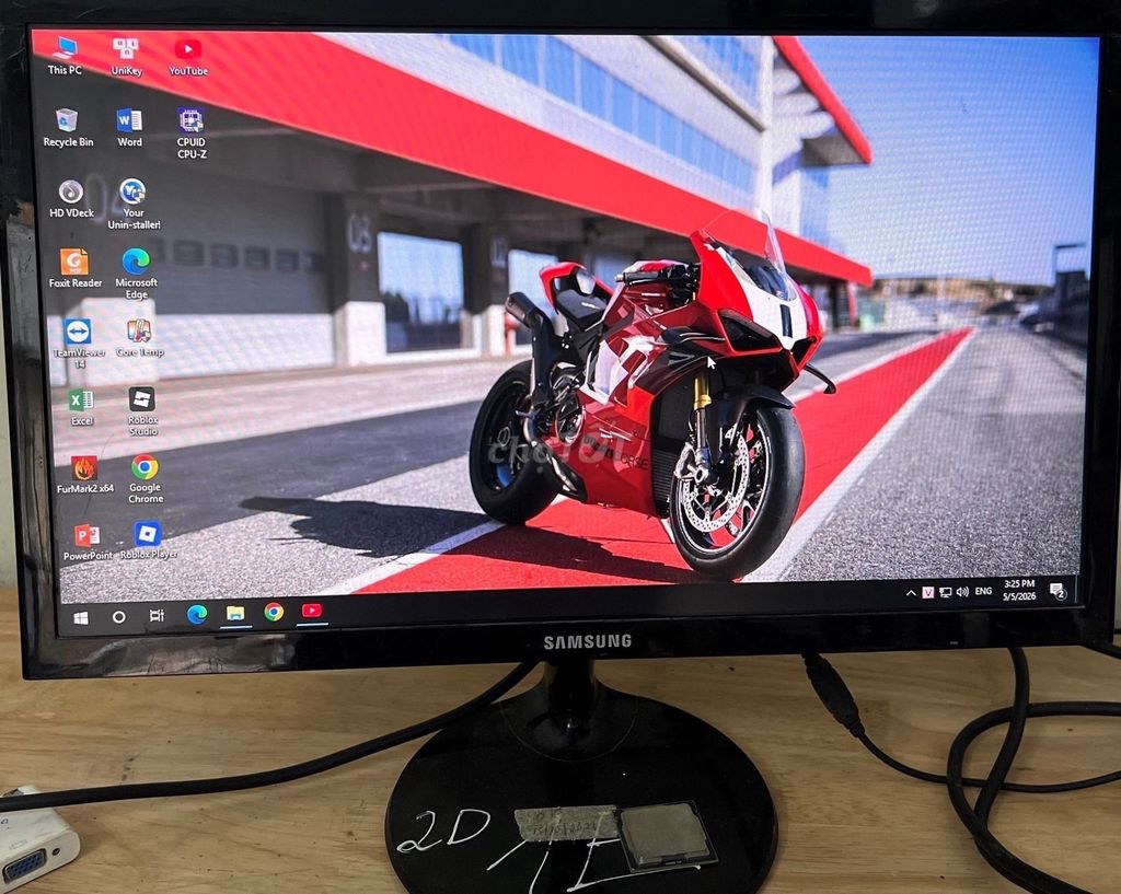 Màn 19inch Samsung mới thu trường học. Mua bán Phụ kiện (Màn hình, Chuột...) tại Quận Tây Hồ Hà Nội được đăng bởi MayTinhGiaReHaNoi hình 1
