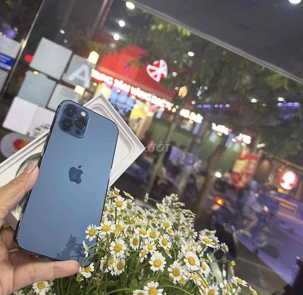 12 Pro 128GB Xanh Quốc tế Mỹ pin 100. Mua bán Điện thoại tại Quận 3 Tp Hồ Chí Minh được đăng bởi Nam Á Mobile hình 1