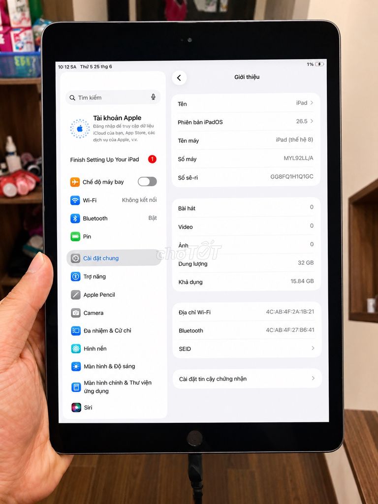 Apple iPad (thế hệ 8) 32GB Xám. Mua bán Máy tính bảng tại Quận Nam Từ Liêm Hà Nội được đăng bởi quý phạm hình 1
