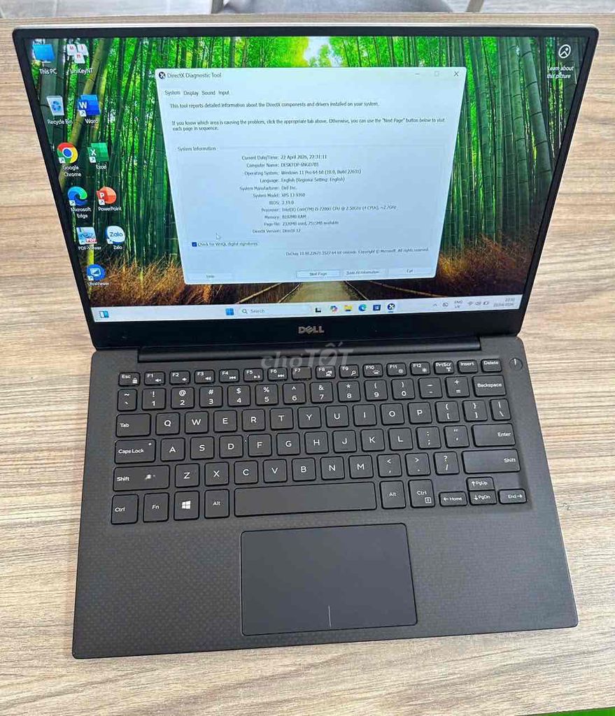 Dell XPS 9360 i5 13.3 inch 8GB/256GB. Mua bán Laptop tại Thành phố Thủ Đức Tp Hồ Chí Minh được đăng bởi Minh Trâm hình 1