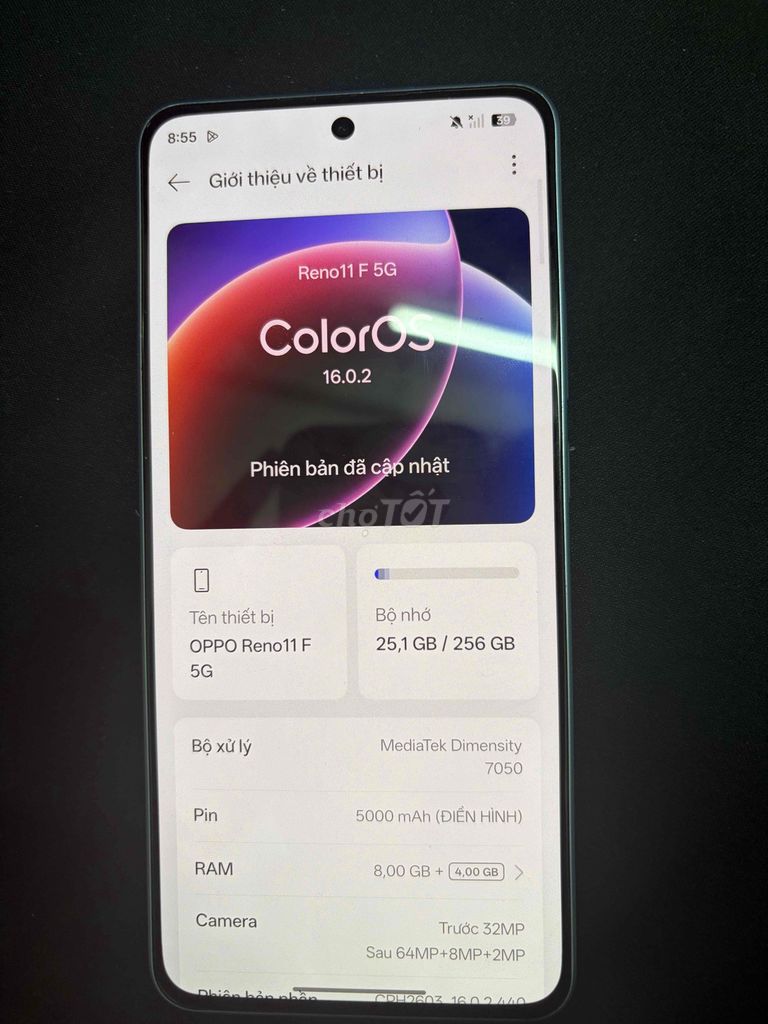 Oppo Reno 11F 5G 256GB Xanh. Mua bán Điện thoại tại Quận Bình Tân Tp Hồ Chí Minh được đăng bởi Huỳnh Thái hình 1