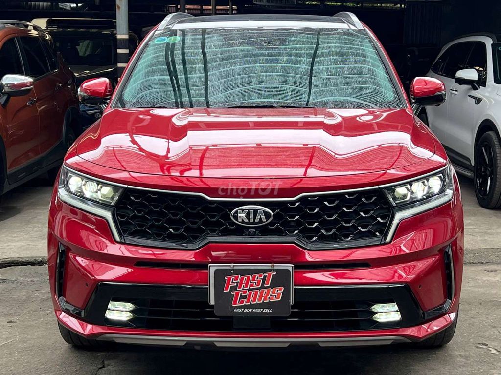 Kia Sorento 2021 Signature 2.2D máy dầu, màu đỏ