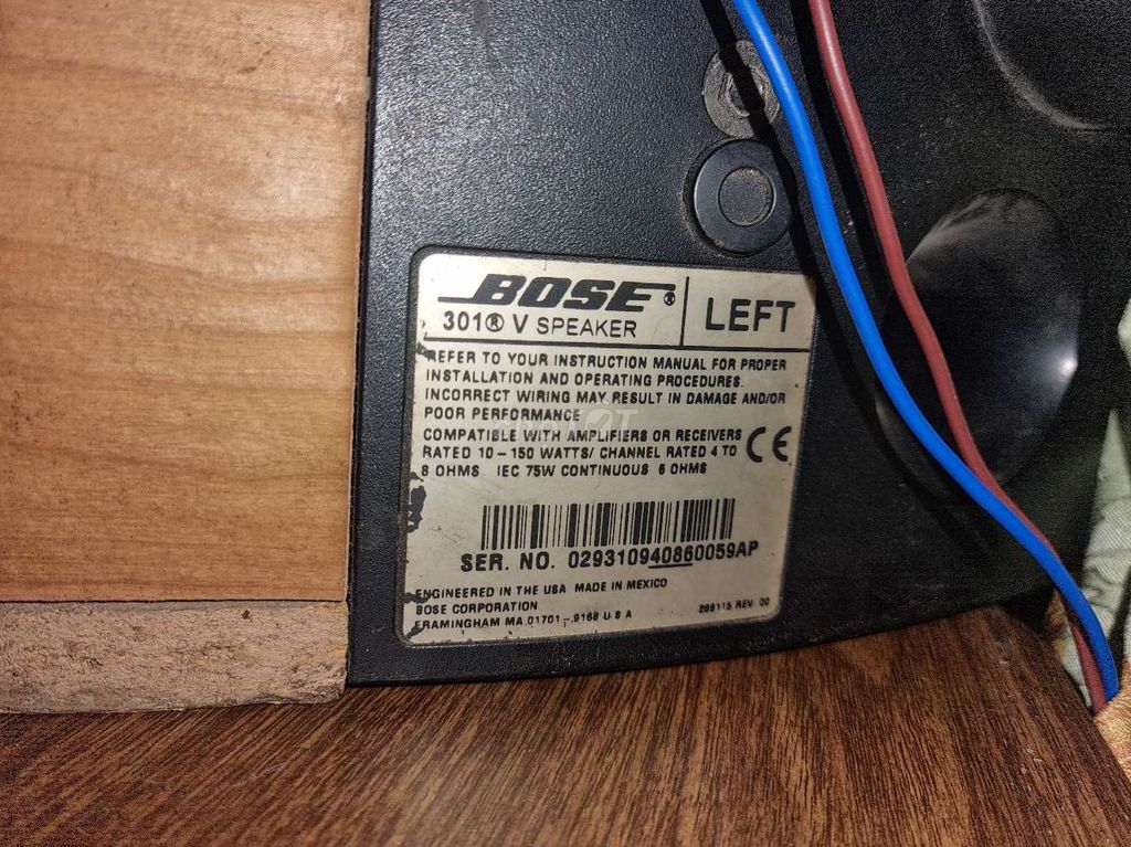 Loa Bose 301 Series 5 và đẩy 4 kênh. Mua bán Tivi, Âm thanh tại Huyện An Lão Hải Phòng được đăng bởi ....... hình 1