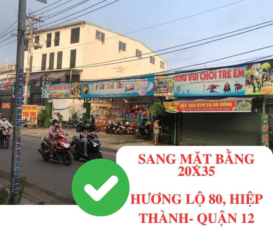 Cần Sang Mặt bằng 700m2. ngang 20m ngay Hiệp Thành Q12