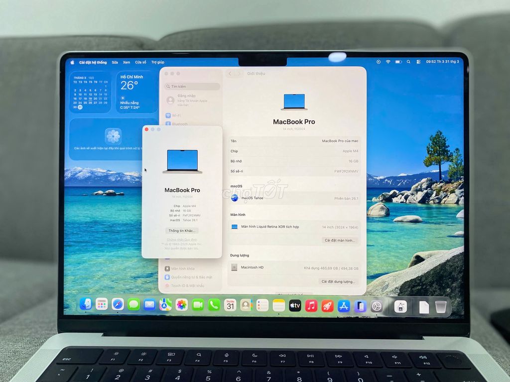 Macbook Pro 14inch 2024 M4 Ram 16Gb SSD 512Gb. Mua bán Laptop tại Quận 10 Tp Hồ Chí Minh được đăng bởi Lapvn hình 1