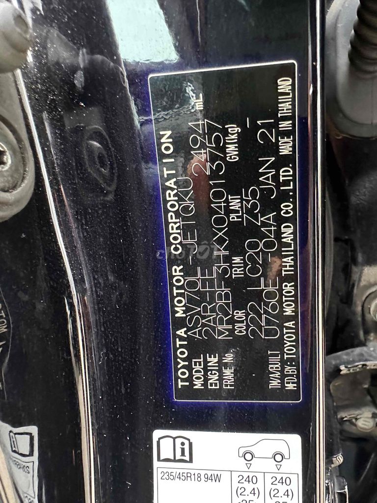 Toyota Camry 2021 2.5Q - HÃNG BH 1 năm giảm sâu. Mua bán Ô tô tại Quận Bình Thạnh Tp Hồ Chí Minh được đăng bởi phuongneo hình 9