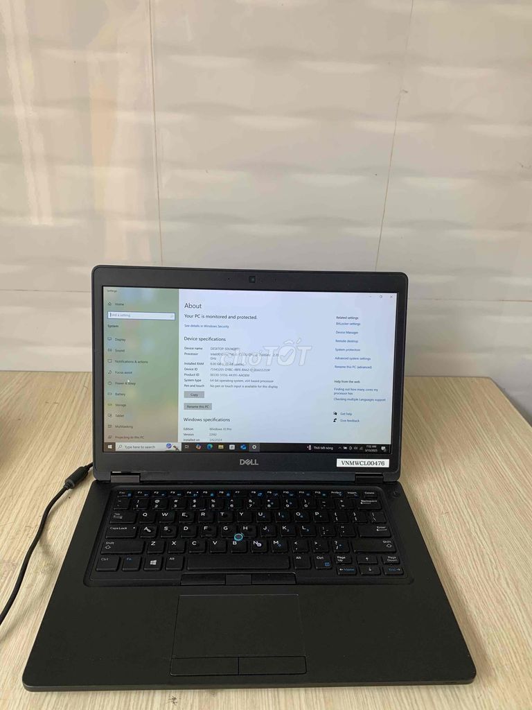 laptop dell latitude 5480 (i5-7300, ram 8g)