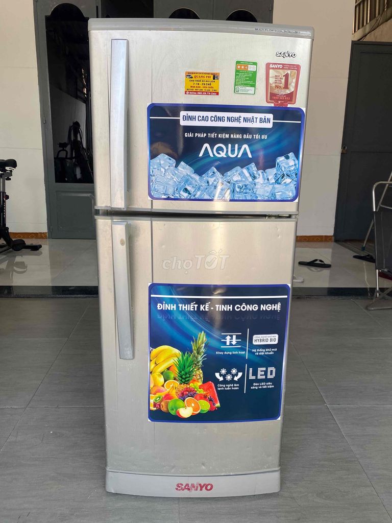Tủ lạnh Sanyo 185 lít Xám. Mua bán Tủ lạnh tại Thị xã Phú Mỹ Bà Rịa - Vũng Tàu được đăng bởi Nguyễn Quang Phi hình 1