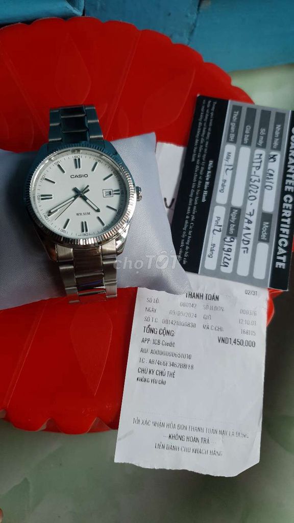 Casio nam,size 38.5,lướt 99.99%.