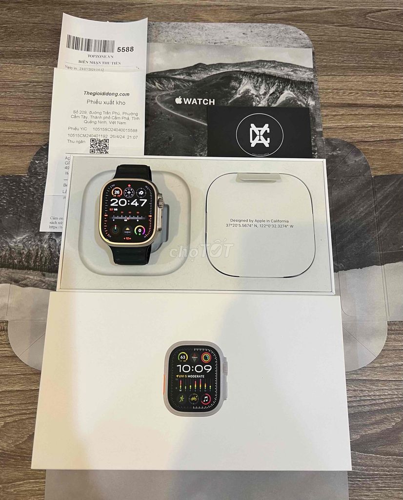 Apple watch ultra 2 esim vna bill TGDD BH T5/25