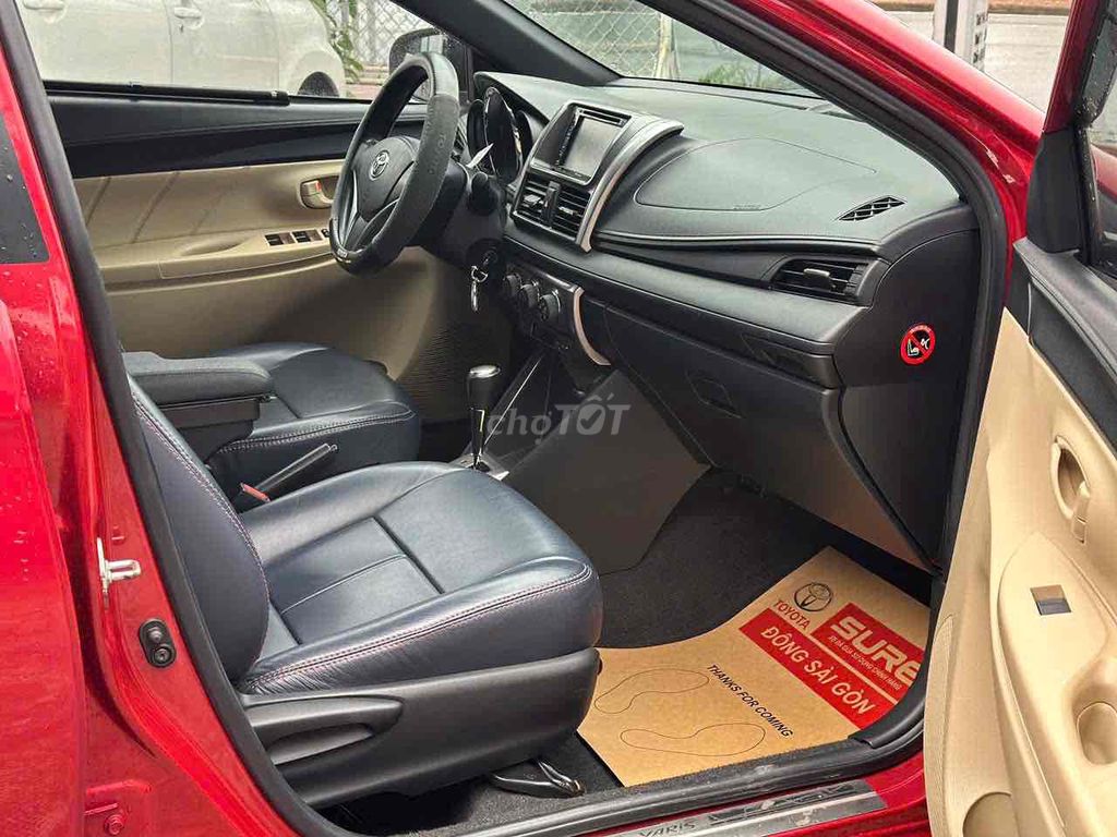 Toyota Yaris 2015 màu đỏ nhập thái xe zin chuẩn. Mua bán Ô tô tại Quận Gò Vấp Tp Hồ Chí Minh được đăng bởi Đại lý chính hãng xe qua sử dụng Toyota Sài Gòn hình 3