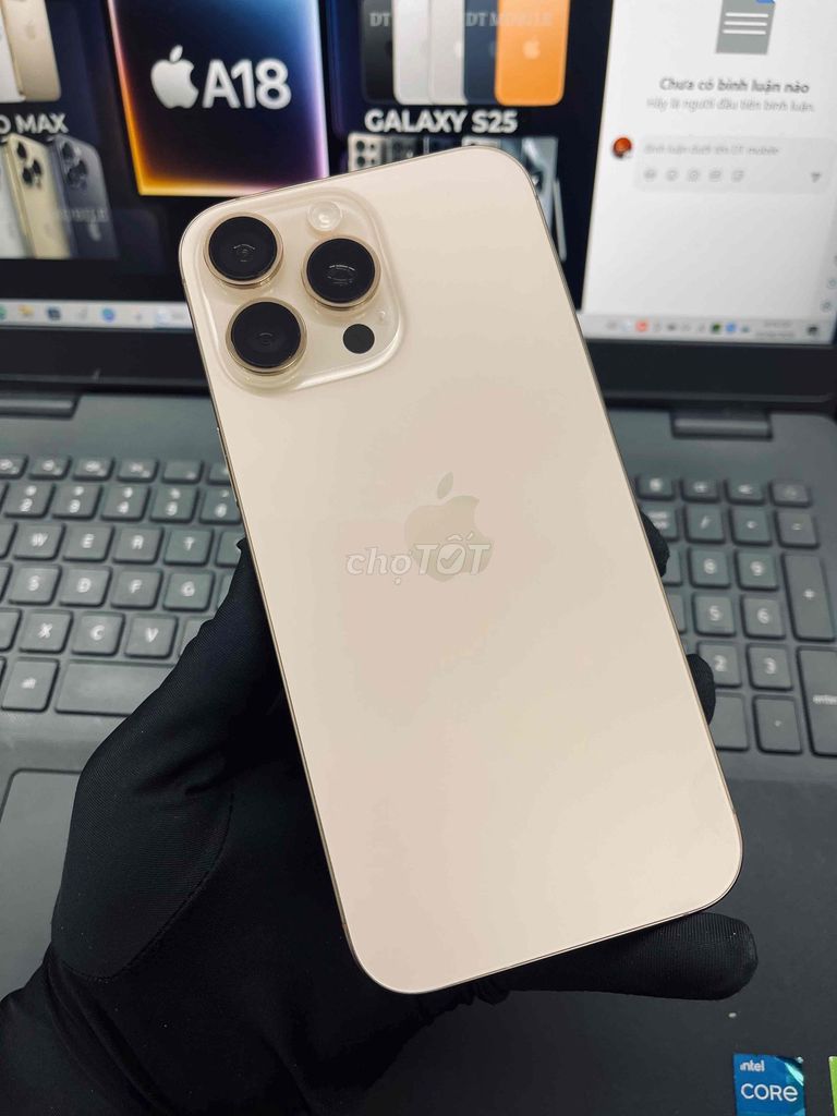 iPhone 16 PRM 256GB TITAN SAMAC MÁY QUỐC TẾ 99%. Mua bán Điện thoại tại Thành phố Biên Hòa Đồng Nai được đăng bởi DT MOBILE BIÊN HOÀ hình 1