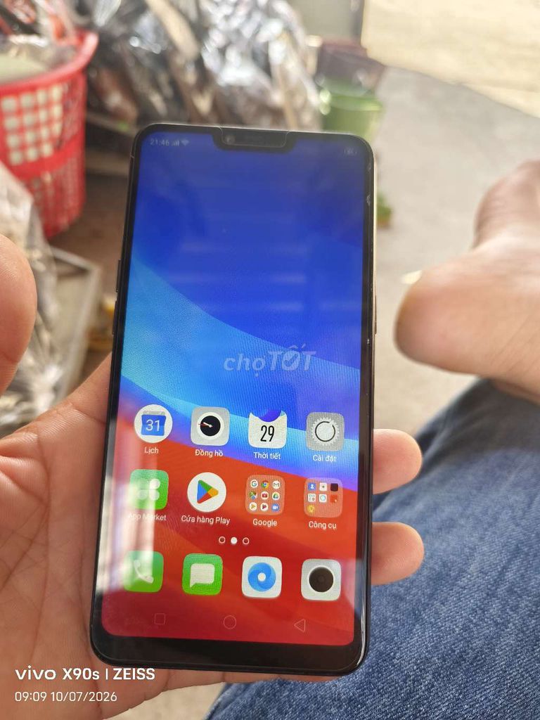 bán Oppo A3s màu đen full chức năng. Mua bán Điện thoại tại Huyện Mang Thít Vĩnh Long được đăng bởi bình minh hình 1