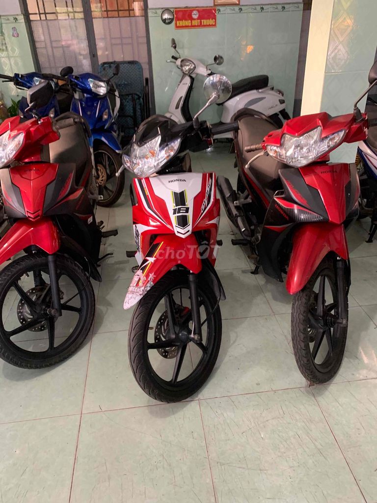 Honda Blade 2018 Đỏ trắng. Mua bán Xe máy tại Huyện Châu Thành Bến Tre được đăng bởi nguyen van trung hình 1