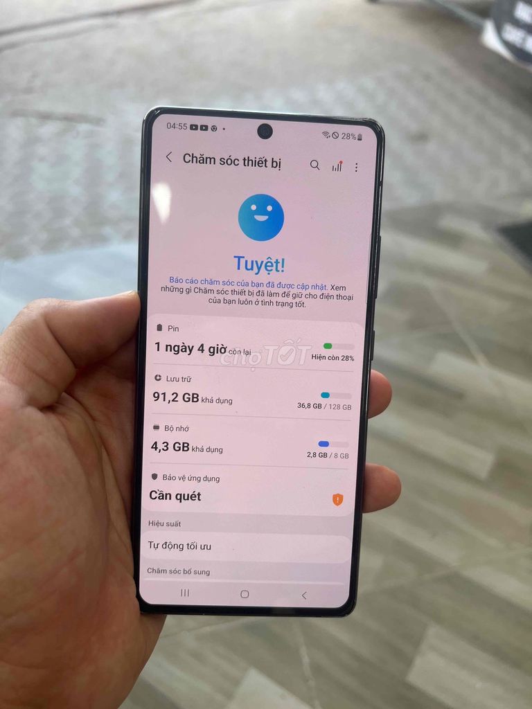 Samsung Galaxy A Quantum 8GB/128GB Đen. Mua bán Điện thoại tại Quận Bình Thạnh Tp Hồ Chí Minh được đăng bởi Tâm Đức House hình 1