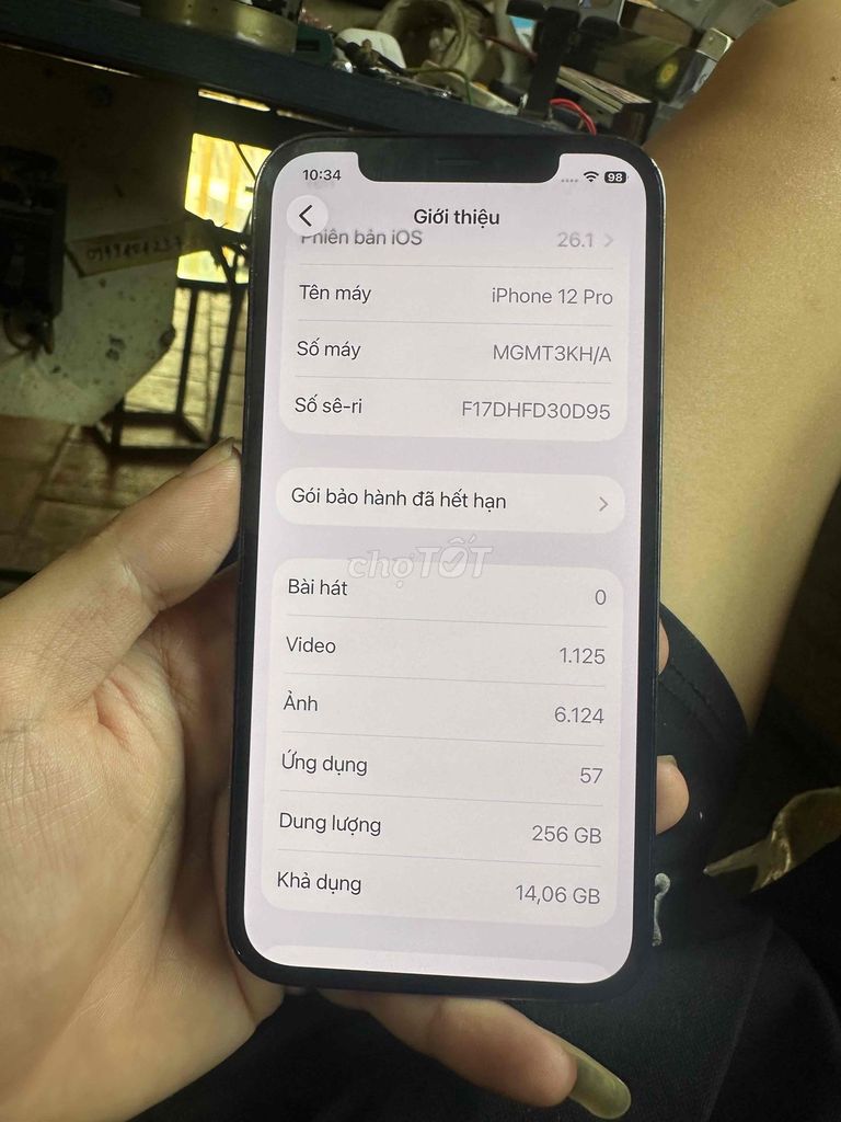 Apple iPhone 12 Pro 256GB Xanh Đã qua sử dụng. Mua bán Điện thoại tại Huyện Đan Phượng Hà Nội được đăng bởi Công Nguyễn hình 1