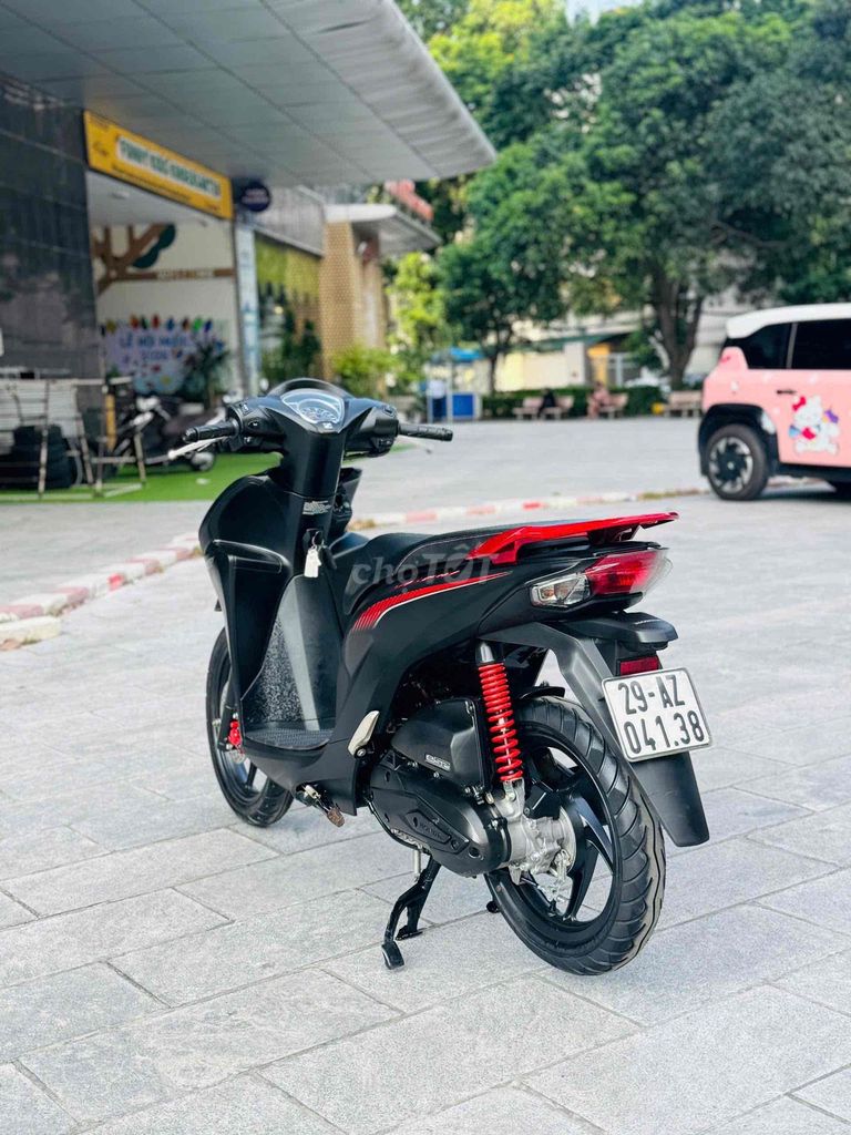 Vision 110fi 2024 Thể thao 5 lan Đen nhám khoá smk