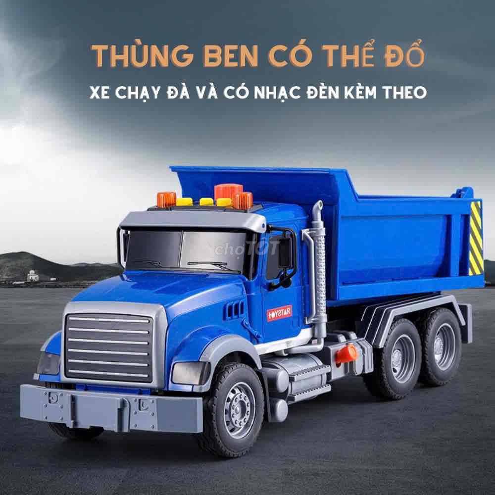 Xe ben ,xe tải đồ chơi toystar có đèn nhạc(hn)